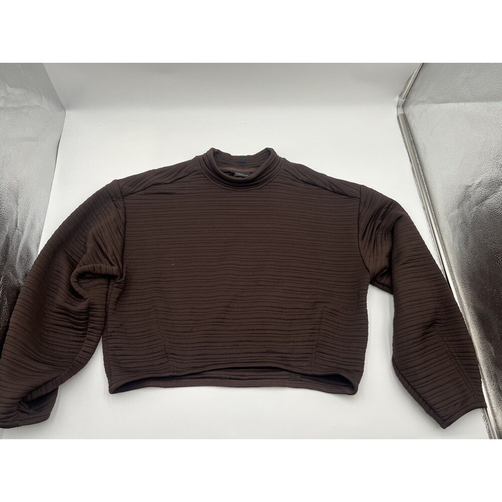 prAna Send Off Pullover Women's Sweatshirt Color Espresso Brown Sz XS fall